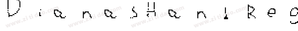 DianasHand Regular字体转换